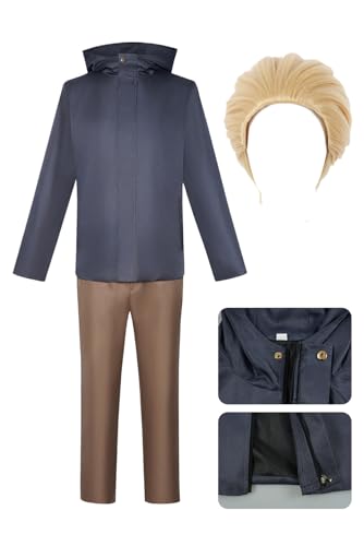 Cosplay Kinji Hakari JJK pour Halloween et salon manga avec perruque