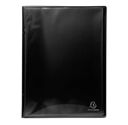 EXACOMPTA Lot de 12 Protège-documents PP Semi Rigide IDERAMA 60 vues A4 Coloris Aléatoire
