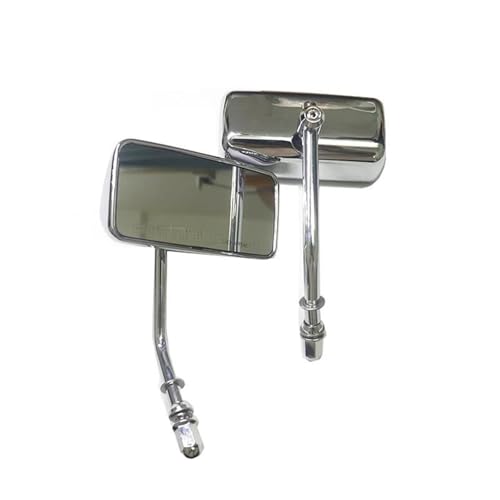 Espejos de motocicleta para Street Glide con cristal antirreflejos y soporte antivibración