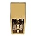 Fine Fixtures Dual-Flush Elongated One-Piece Toilet with High Efficiency Flush in Shiny Gold