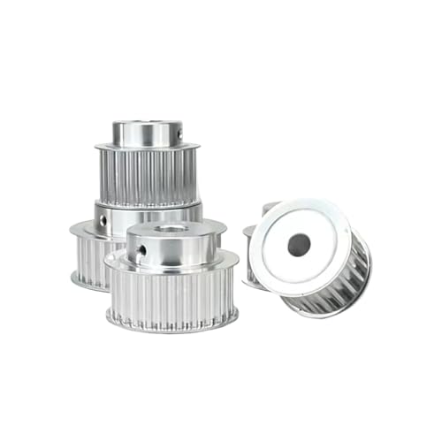 Poulie de synchronisation HTD 8M en acier robuste avec alésage 30mm et clavette de guidage 8x3.3 - 4