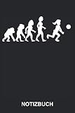 Notizbuch: Beach Volleyball Spielerin Damen Frauen Beachvolleyball Volleyballspielerin Faustball Faustballspielerin Evolution | Lustiges Niedliches ... | ca. A5 mit Linien | 120 Seiten liniert