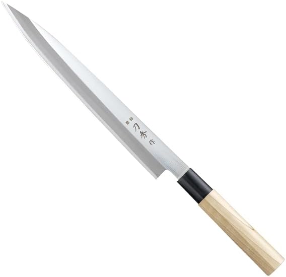刀秀作 モリブデンバナジウム鋼 柳刃 (左用) FC-373 24cm 全長:385 庖丁 庖丁 No.1240100 【ご注意：画
