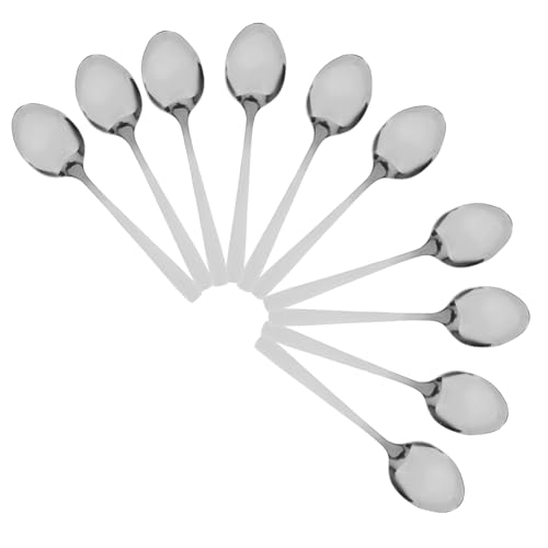 PRETYZOOM 12pezzi Cucchiai Da Tavola in Acciaio Inossidabile Cucchiai Da Cena in Acciaio Inossidabile
