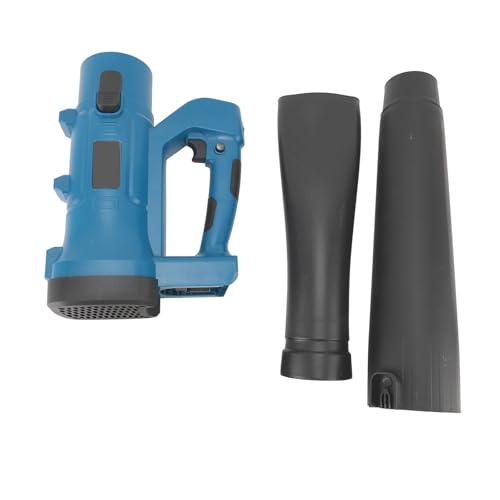 DRAUXI Soplador de Hojas eléctrico con Potente Motor, Ventilador Giratorio Alta Velocidad, batería Litio, ABS Limpieza de Jardines