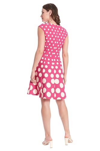 Image of London Times Womens Dresses Cap Sleeve Fit and Flare - Elegant Summer Cocktail Graduation Garden Party Wedding Guest Dress