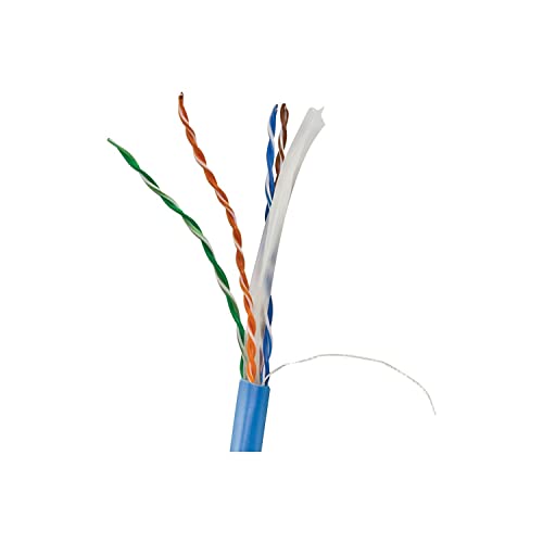 CAT6 UTP CMR 1000FT BLU