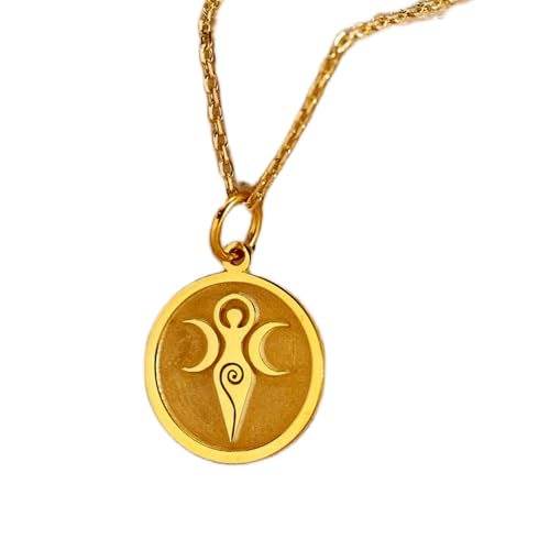 Symbole Gaïa collier femme en argent précieux, le cadeau mythologique idéal