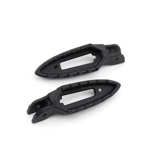 GTGJFJKW Estriberas para Motocicleta para Ducati para Diavel 1260 para Diavel 1200 2011-2022 Soporte De Pedal para Reposapiés De Motocicleta Tope De Reposapiés De Goma para Motocross(Black No Cover)