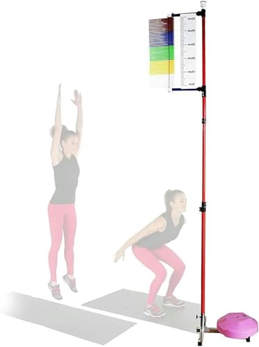 Testeur de saut vertical physique de 3,9 à 11,5 pieds avec base stable - 2