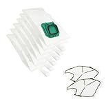2x Filter MisterVac Beutel+Filter kompatibel mit Vorwerk Kobold 140/150