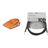 Product 1: ANALOG STOMP BOX with built-in sound optimized piezo technology Product 1: Perfect for Singer/Songwriters on the go or in the Studio Product 1: Comfortable ergonomic design for foot tapping in a Solid Cherry wood housing with a non-slip bo...