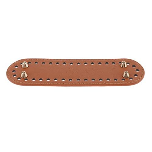 2x38 Holes Nail Bag Bottom Shaper Cushion Pad for Handmade Bags Brown-image-26