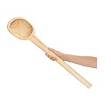 Mexican Wooden Mixing Spoon 25 Inch Long Spatula - Extra Large Cooking Spoons for Stirring, and Serving - Para Cocina Mexicana