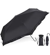 Amazon | クラシックフリル 日傘 超軽量 折りたたみ傘 UVカット率100
