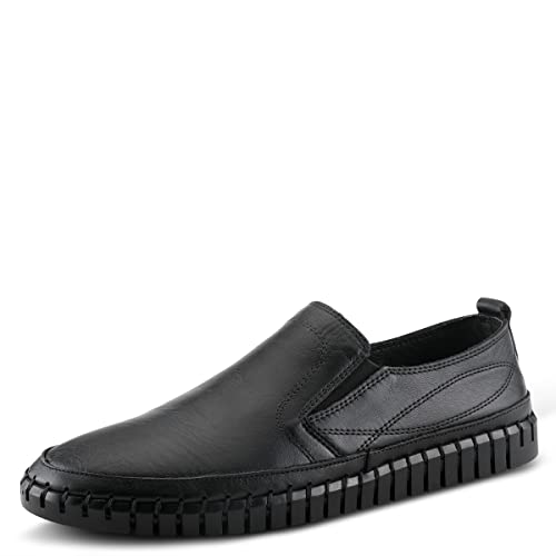 Spring Step Men's Whip Slip-On Leather Shoe