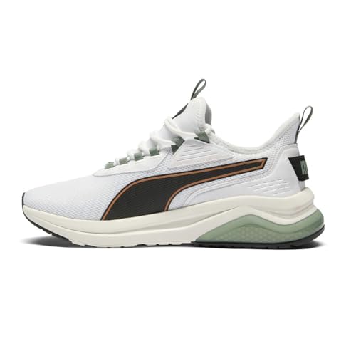 PUMA Mens Amplifier Lace Up Sneakers Shoes Casual - White3