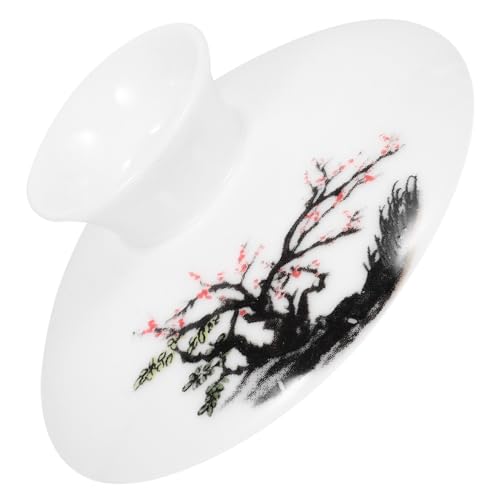 TOYANDONA Tapa de para Taza de Té Retro Repuesto Resistente al Calor con Sello Hermético Cubierta Práctica y Duradera para Tetera y Taza