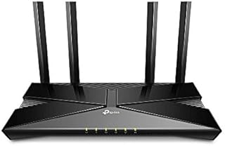 TP-LINK Archer AX10 Next-Gen WiFi 6 AX1500 Mbps Gigabit Dual Band Wireless Cable Router, 8 Gigabit LAN Ports, Ideal for Gaming Xbox/PS4/Steam and 4K (Renewed)