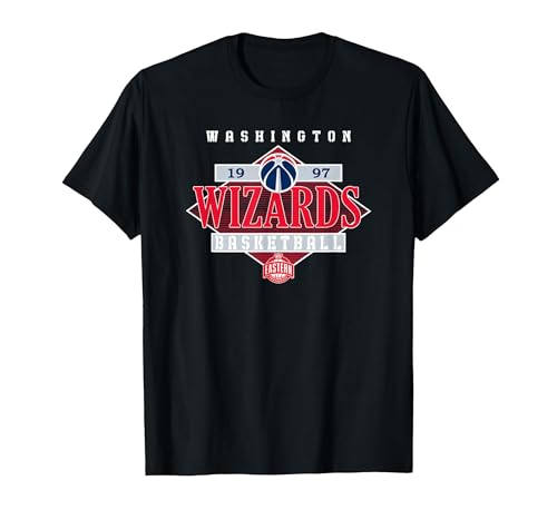 NBA Official Washington Wizards Diamond Look T-Shirt, Men, Black, X-Large