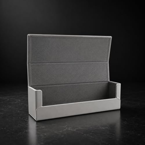 Image of First Lens Sunglasses Case, Portable Triangular Foldable Eyeglass Case, Hard Shell Protective Eyewear Holder for Men and Women