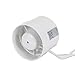 Ventilador tubular de 100 mm de diámetro, silencioso, para oficinas, baños, tiendas, cocinas, aseos