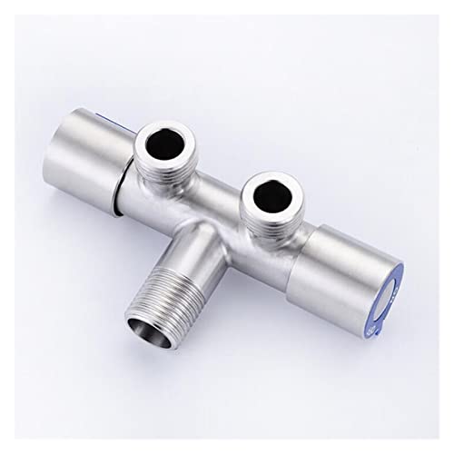 Robinet de salle de bain double commande acier inoxydable 304 mitigeur vasque