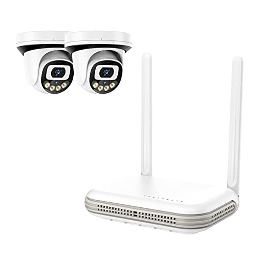 Des caméras de sécurité Système de vidéosurveillance sans fil H.265 8CH Wifi Xmeye NVR 4CH 3MP 5MP TF carte Wifi IP caméra de sécurité Audio vidéo Kit...