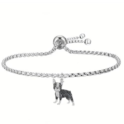 Bracelet pendentif français ludique : le cadeau idéal pour fans de bouledogues