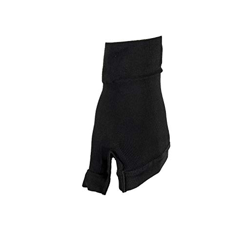 Image of Truform Lymphedema Compression Gauntlet, 20-30 mmHg Post Mastectomy Support, Black, Large