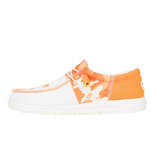 Tennessee Orange/White Wally Tri for Men by HEYDUDE shoes