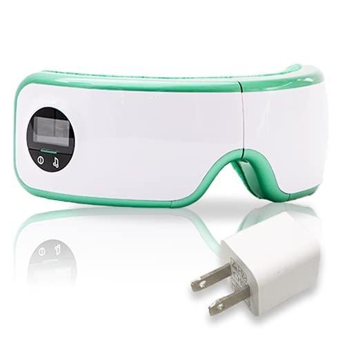 【国内メーカー】 La Luna ラルーナ 目元エステ USBアダプタセット エア アイウォーマー 誕生日 プレゼント USB充電 アイケア 目もと 父親 母親 妻 記念日 男女兼用 ギフト (グリーン)