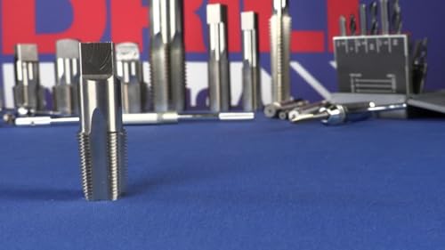 Image of Drill America 1 /2 inch NPT Pipe Tap and Die Kit, Carbon Steel Pipe Tap and Pipe Die - Hex Shape, POUT Series