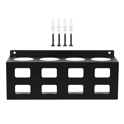 Ancsttu Soporte De Varillas De Soldadura Para Pared | Soporte De Pared Para Electrodos Con 4 Ranuras - Organizador Montado en para Herramientas de Talleres de Electricista, Reparación, Hogar e