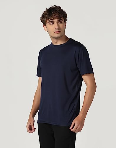 Image of INKKR Men's Short Sleeve Round Neck Dry Fit Multicolor T-Shirt Combo