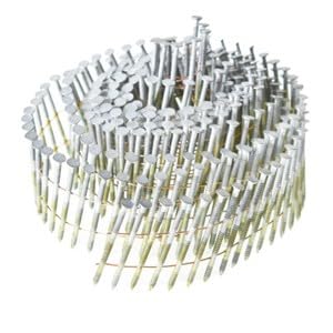 #US 3600Pcs Siding Nails 2In 0.092In 15 Degree Collated Wire Coil Full Round Head