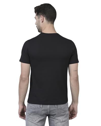 Image of Dollar Cotton Rich Fabric Solid Men's T-Shirt | Chest Logo Branding | Wide Array of Attractive Colours