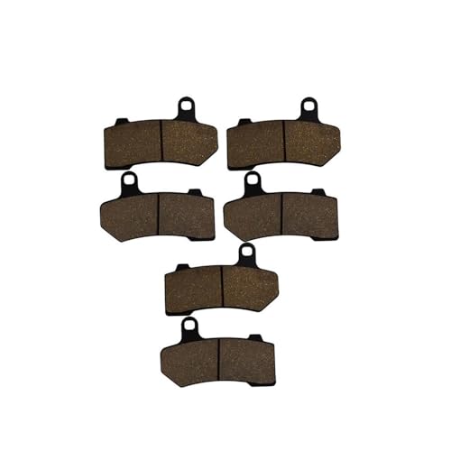Plaquettes de frein avant et arrière V-Rod VRSCR 2005-2014 en lot de 3 paires