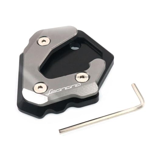 Support plaque Leoncino 800 pour stationner sur l'herbe