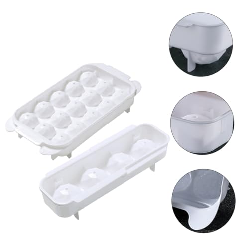 Molde para hielo en bola 2 piezas con tapas miniatura 5