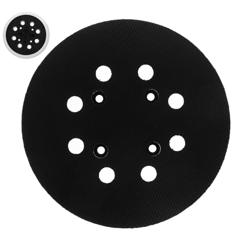 SOLUSTRE Medium 8 Hole Replacement Sanding Pad for Sander Dust Extraction Holes for Drywall Deck