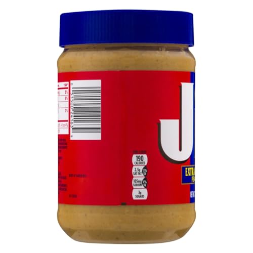 Image of Jifs Extra Crunchy Peanut Butter - Gluten Free 454 g (Imported)