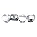 HP K24 Forged Pistons Compatible For HONDA Accord K24A With Pins And Rings One Set(87.5mm CR12.5-1)