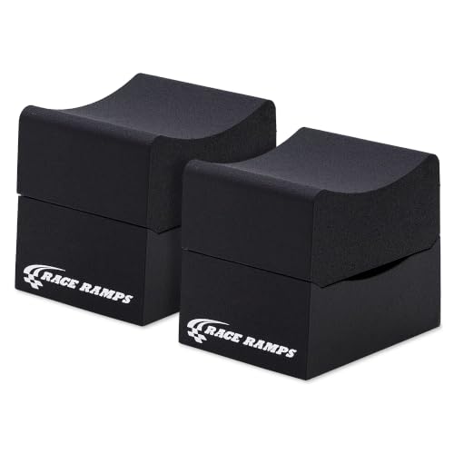 Race Ramps Two-Piece Foam Wheel Cribs, Tires to 12 in, 12 in H, Set of 2