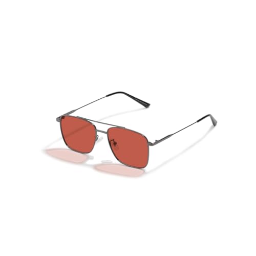 Image of SAM AND MARSHALL VEIN Sunglass I 400% UV Protection I Metal Sunglass I Square Sunglass I Double Bar I Unisex