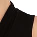 Anne Klein Women's Sleeveless Pleat-Neck Jersey Top Black