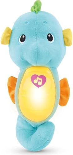 Fisher-Price Soothe & Glow Seahorse, Blue