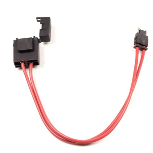 Adaptateur fusible voiture 32V robuste avec extension de fil 16 AWG