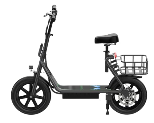 Electric Scooter with Seat, MAX 27 Miles Long Range