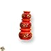 Brij Sugandha Handcrafted Wooden Matki Set of 3 for Laddu Gopal Makhan